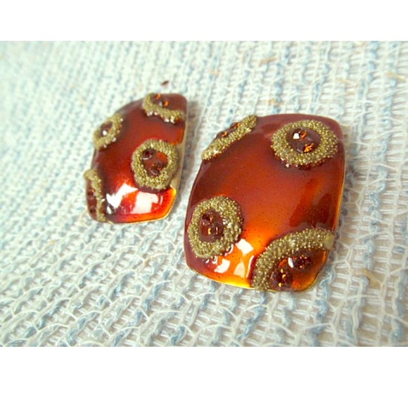 Vintage Huge Awesome 80s Fashion post earrings