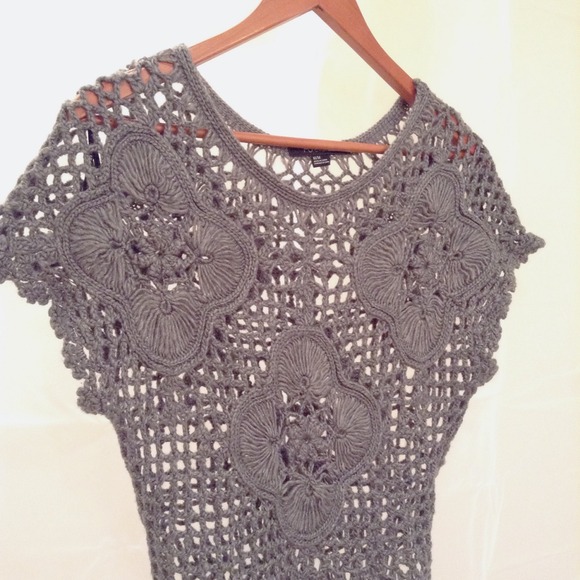 *SOLD IN BUNDLE* Grey Boho Tunic Dress - Picture 2 of 2