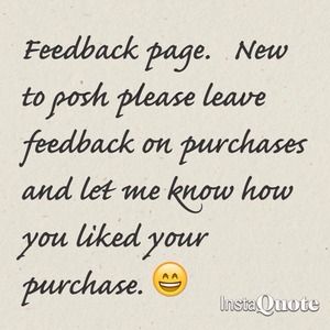 Feedback page