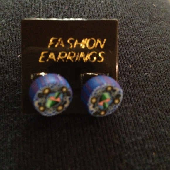 Hand Painted Fashion Earrings - Picture 1 of 1