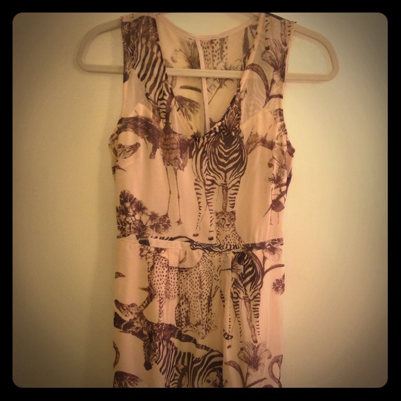 Madewell animal print dress. Great condition.