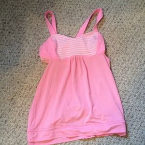 TRADED.    Lululemon pink tank size 6