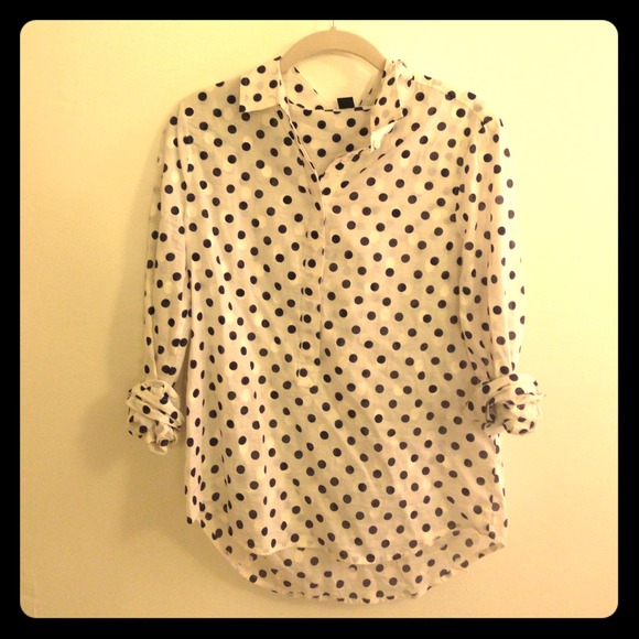 J. Crew Dot Popover