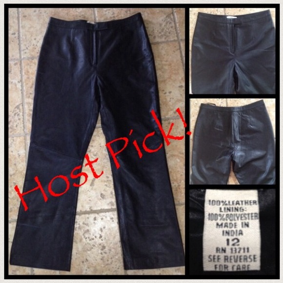 Amanda Smith Pants - 🎉100% Genuine Leather High Waisted Hot Pants