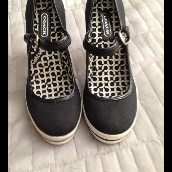 Coach Mary Jane shoes.