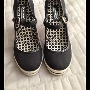 Coach Mary Jane shoes.
