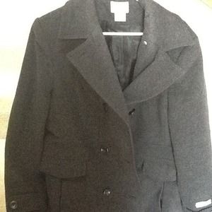 1X cashmere blend coat it's grey