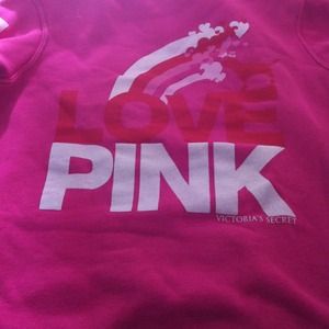 Hot pink Victoria's Secret sweatshirt!
