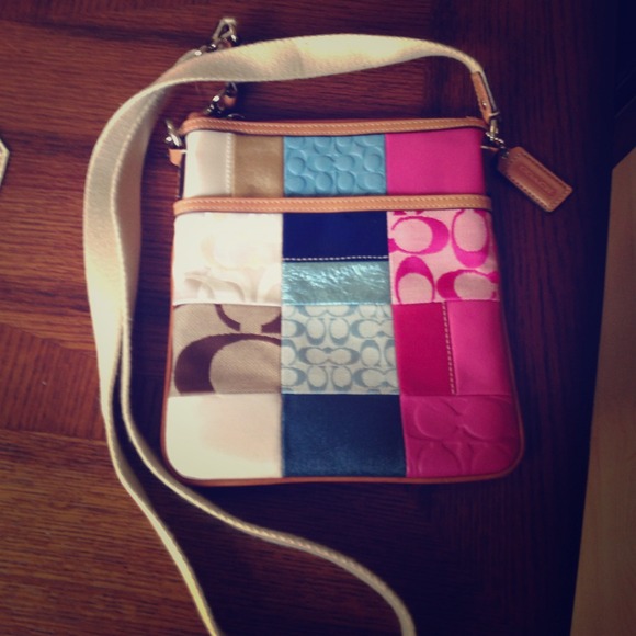 Coach patchwork cross body bag!