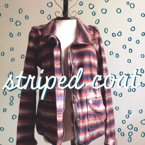 Sale 🎉Striped Coat