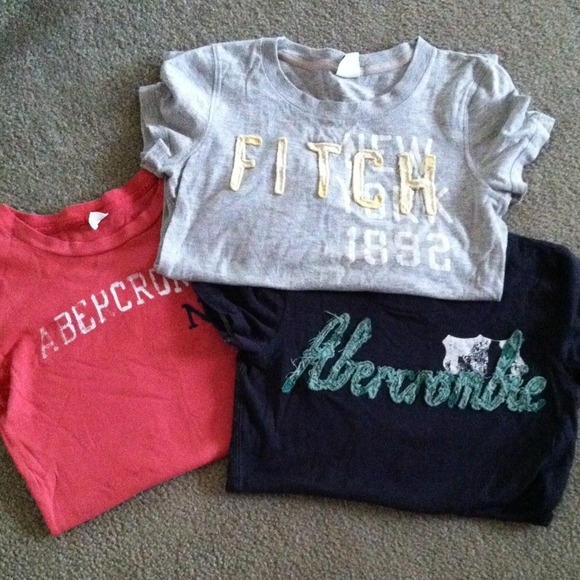 Abercrombie tee shirt bundle xs,s,m