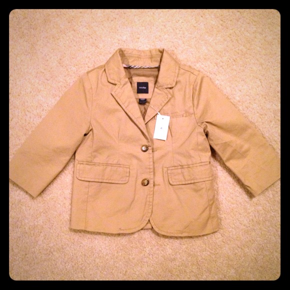 📌SOLD- Toddler / baby boy khaki blazer / coat
