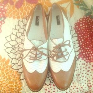 Urban outfitters Brown/white oxfords - never worn