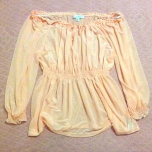 Forever 21 Peach Blouse
