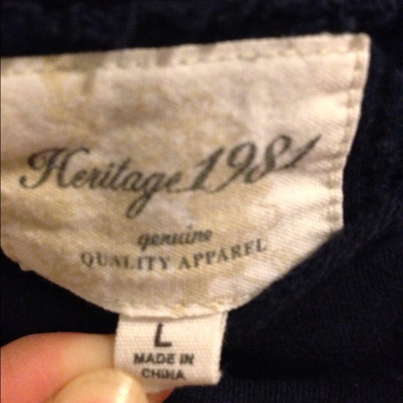 Blue Drawstring Tee - Picture 2 of 2