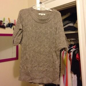Beige/Grey long sweater from Forever 21