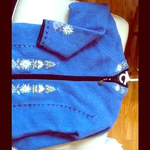 Gorgeous embroidered wool jacket. NWOT, never worn