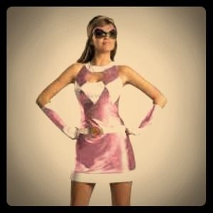 Sexy pink power ranger costume