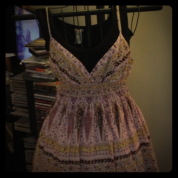 Beautiful Pink Multi Spaghetti Strap Dress