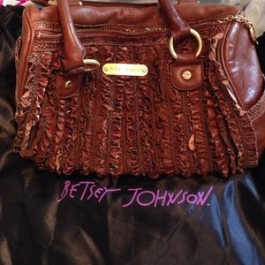 Betsey Johnson Ruffle Purse