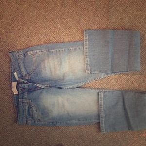 Stretch lowrise boot cut jeans