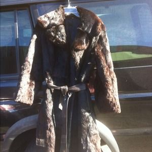 SALE! Mink dark brown coat