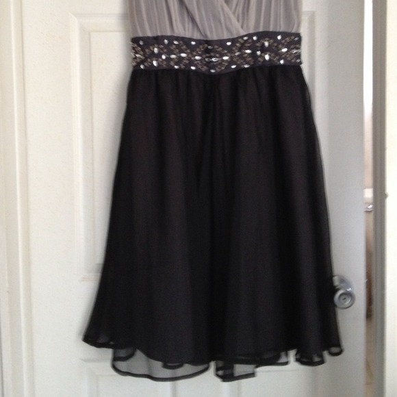 New without Tag - Dress / Silver & Black - Picture 2 of 2