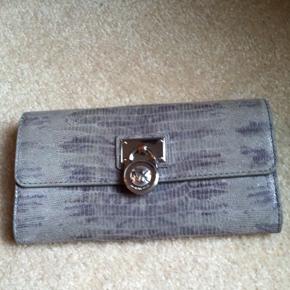 SOLD Michael Kors Lizard Embossed Wallet
