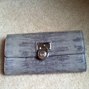 SOLD Michael Kors Lizard Embossed Wallet