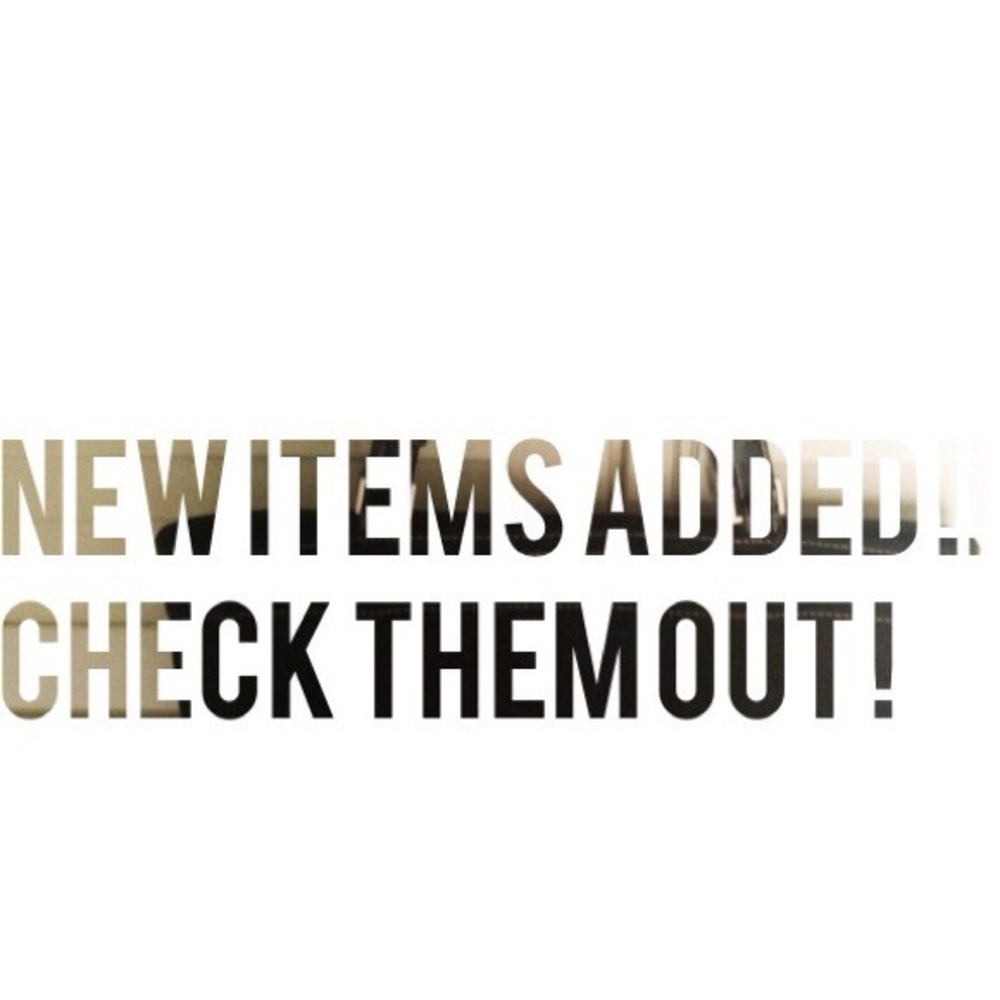 New items throughout closet!