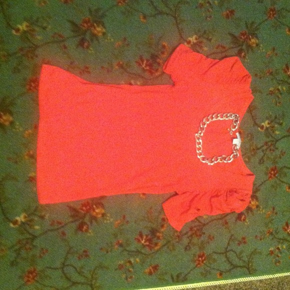 cute coral shirt(: - Picture 1 of 2