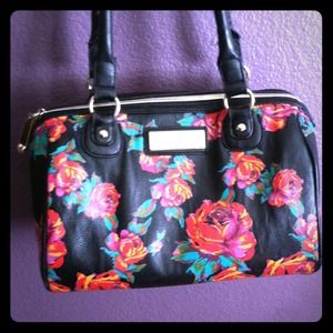 Betsey Johnson floral print handbag