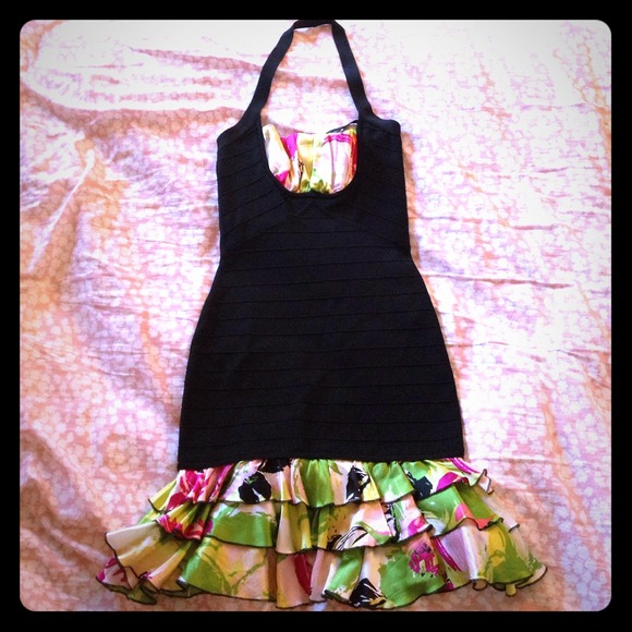 Bandage dress and F21 coat