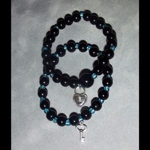 New Key to my heart bracelets