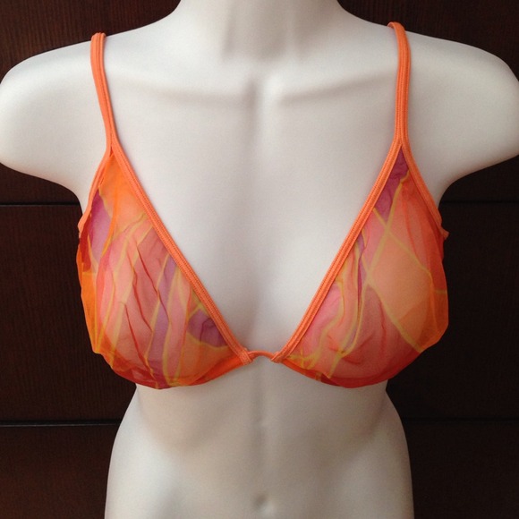 Victoria's Secret red orange bra 36D