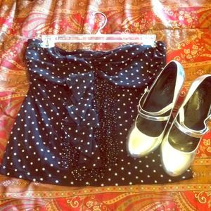 $price mark down$Star print tube top