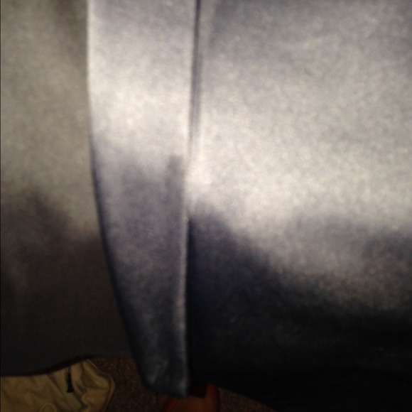 💥REDUCED💥 LITERATURE NOIR navy satin blazer - Picture 3 of 3