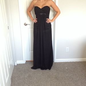 Belsoie long black gown