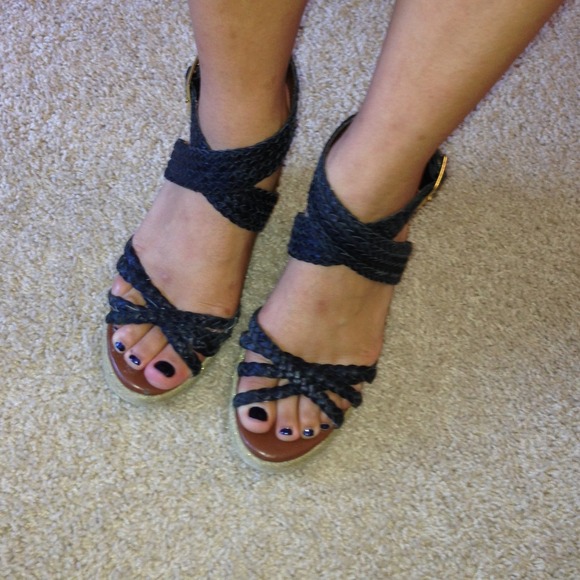 Espadrille wedges (Black)