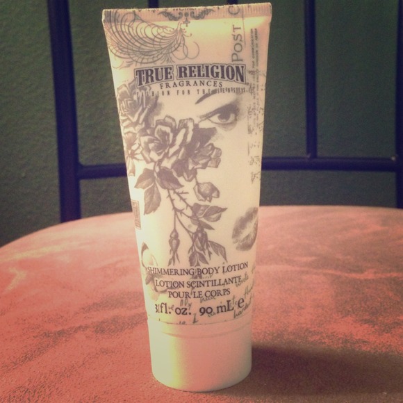 True Religion Shimmering Body Lotion!!