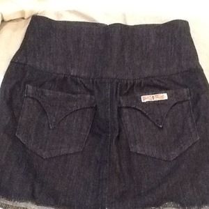 Hudson denim skirt, high-waist