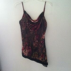 Aysemmetrical dressy top.