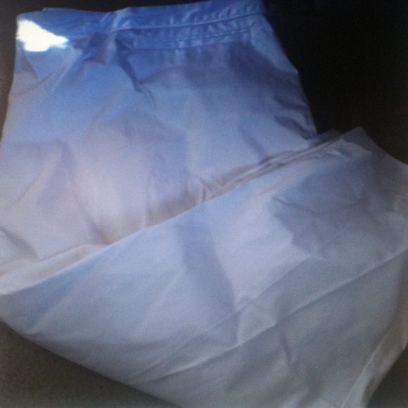 Nwt Maggie Barnes White Capri Pant 34W (5x)