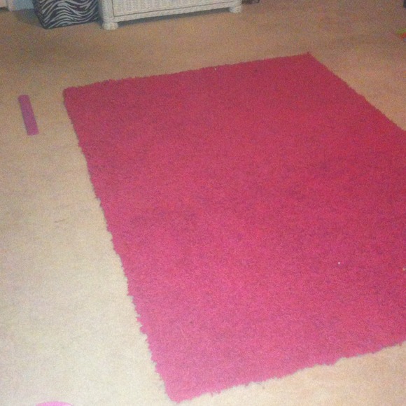 Hot pink rug