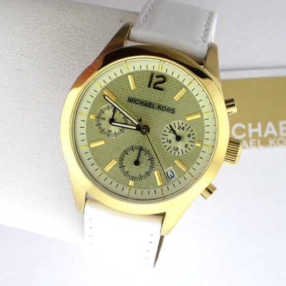 ⭕️SOLD locally⭕️ MK Jet Set Gold Tone Chronograph