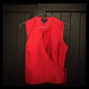 Silk wrap Ann Taylor top
