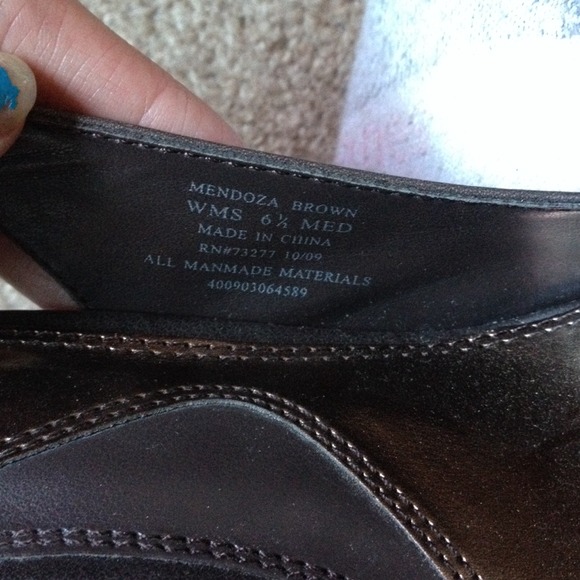 SOLD ON VINTED. Simply Vera brown sling back heels - Picture 4 of 4