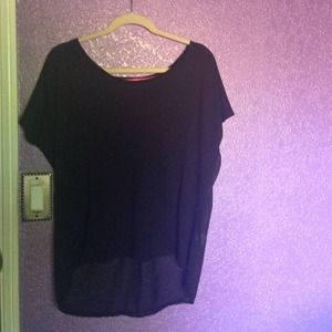 Black  high low top