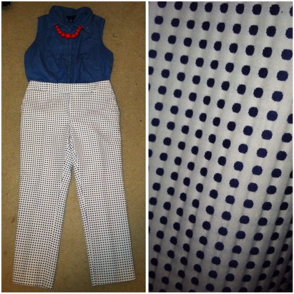 $10w/ BUNDLE! Polka Dot Banana Republic Pants!
