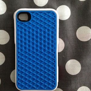 iPhone 4/4s blue Vans case